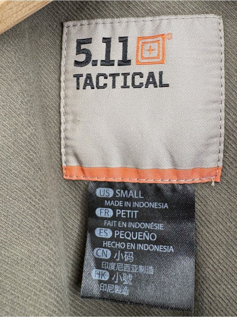 5.11 Tactical Mens Cargo Pocket Utility Jacket With Snap Closures  S Green Field - Picture 3 of 11